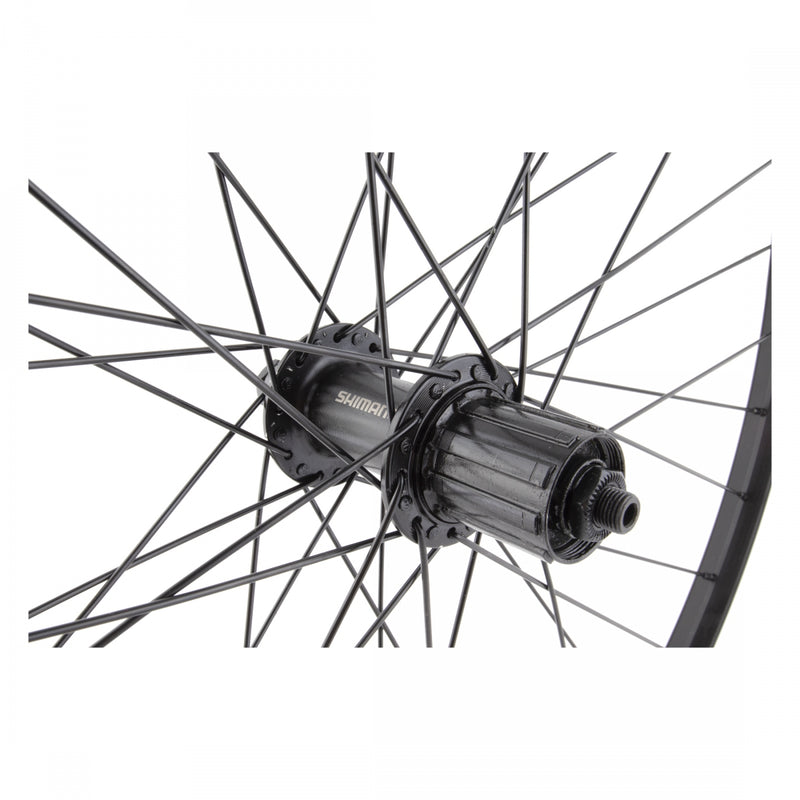 Load image into Gallery viewer, Wheel Master 26in Rear QRx135mm Shi TX500 Single Wall Rim Brake 14G BK Black