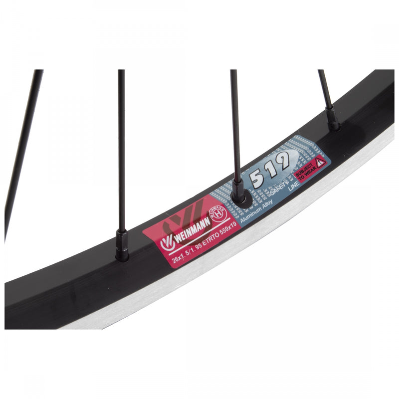 Load image into Gallery viewer, Wheel Master 26in RR B/O 3/8x135mm FW W/M AB-1000 Single Wall Rim Brake Black