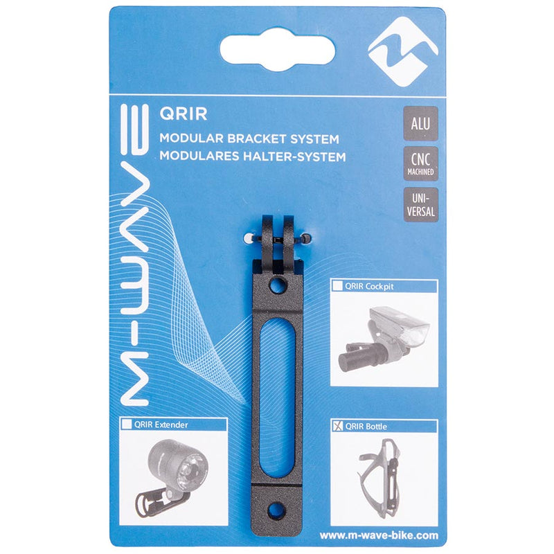 Load image into Gallery viewer, M-Wave QRIR Bottle Cage Adapter, Aluminum, Black