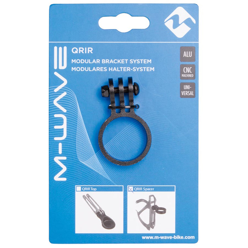Load image into Gallery viewer, M-Wave QRIR 10mm Spacer Adapter, Aluminum, Black