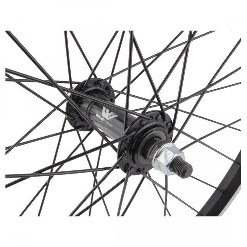 Load image into Gallery viewer, Wheel Master 24in Alloy WEI 519 Front B/O 3/8x100mm W/M AB-1000 Rim Brake Blk