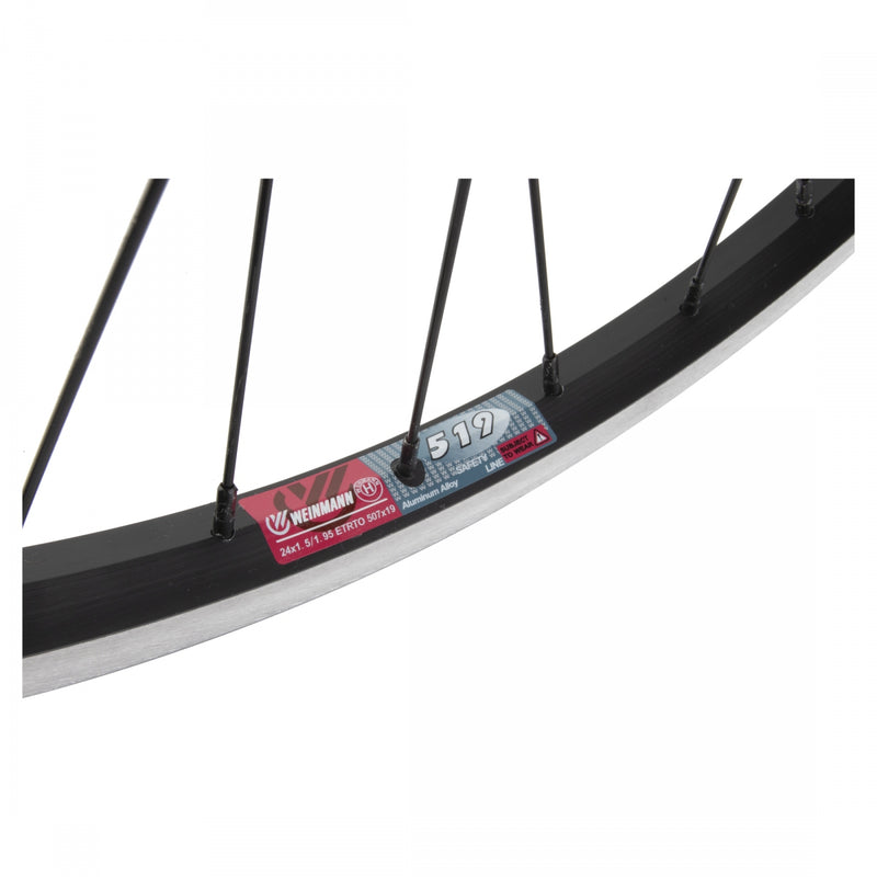 Load image into Gallery viewer, Wheel Master 24in Alloy WEI 519 Front B/O 3/8x100mm W/M AB-1000 Rim Brake Blk