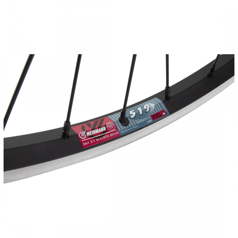 Load image into Gallery viewer, Wheel Master 24in Alloy WEI 519 Rear B/O 3/8x135mm W/M AB-1000 Rim Brake Blk