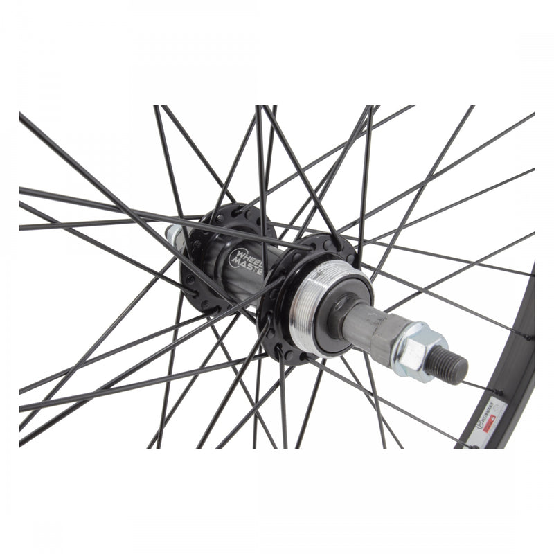 Load image into Gallery viewer, Wheel Master 26in WEI AS7X RR B/O 3/8x135mm W/MAB-1000 Rim Brake 14G BK Black