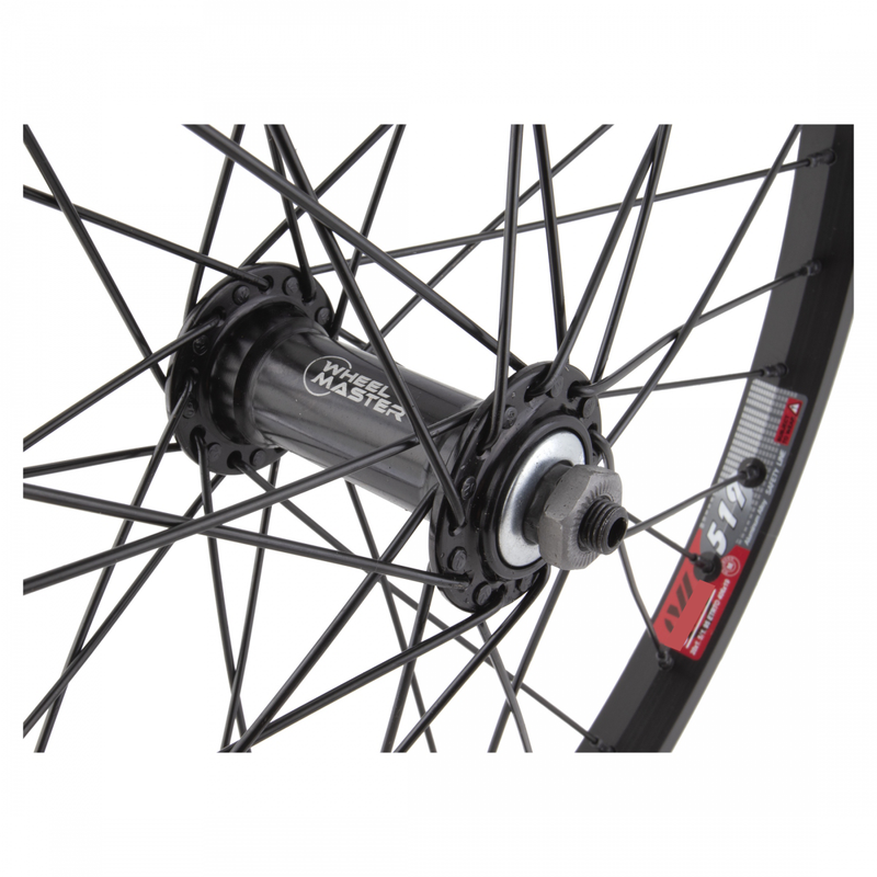 Load image into Gallery viewer, Wheel Master 20in Alloy Recumbent Front QRx100mm 36H Rim Brake Clincher Black