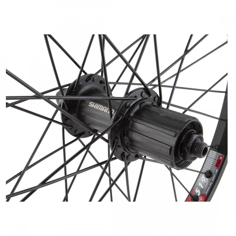 Load image into Gallery viewer, Wheel Master 20in Alloy Recumbent RR QRx135mm Shi TX500 Rim Brake Clincher Blk