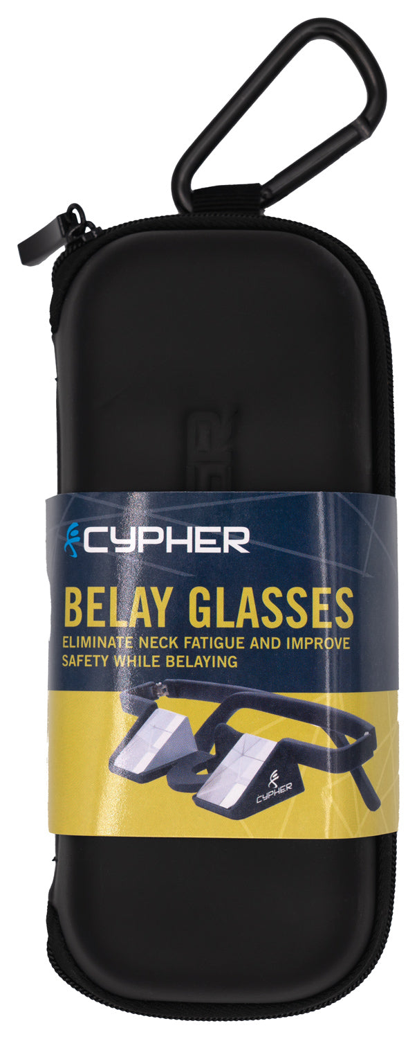 Load image into Gallery viewer, Enhance Your Climbing Experience with Cypher Belay Glasses in Sleek Black Design