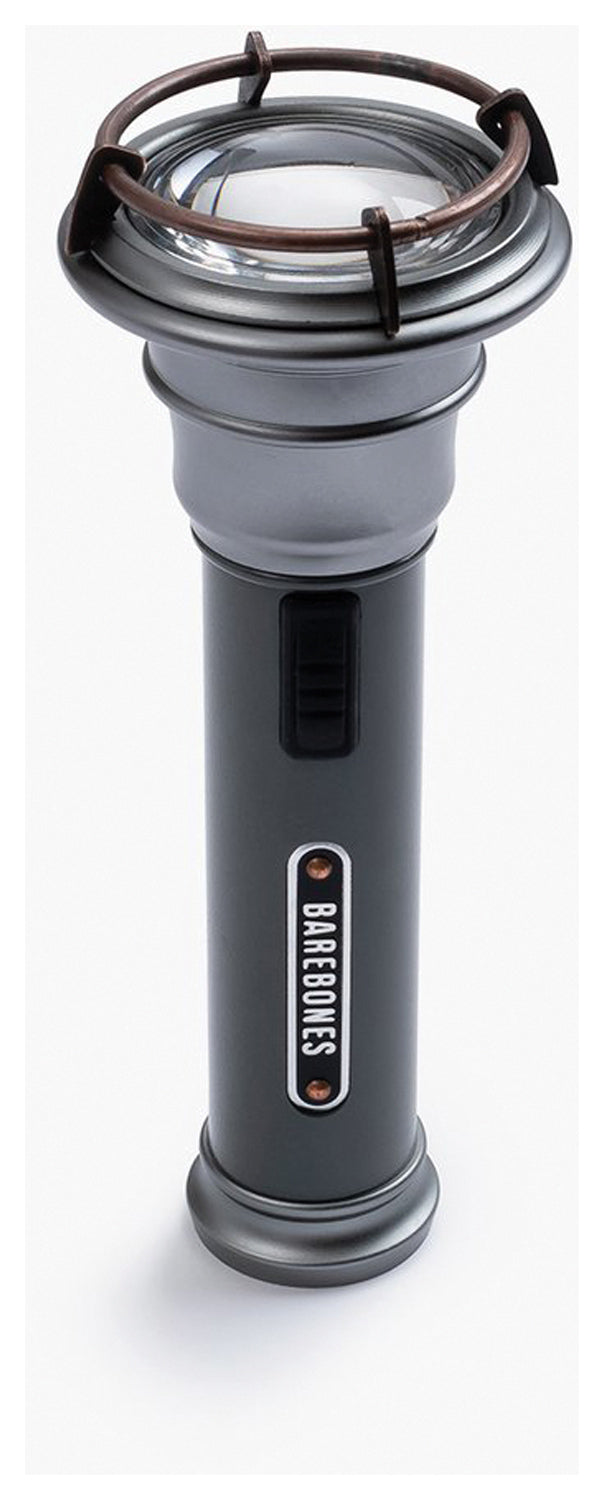 Load image into Gallery viewer, Barebones Vintage Flashlight Gunmetal