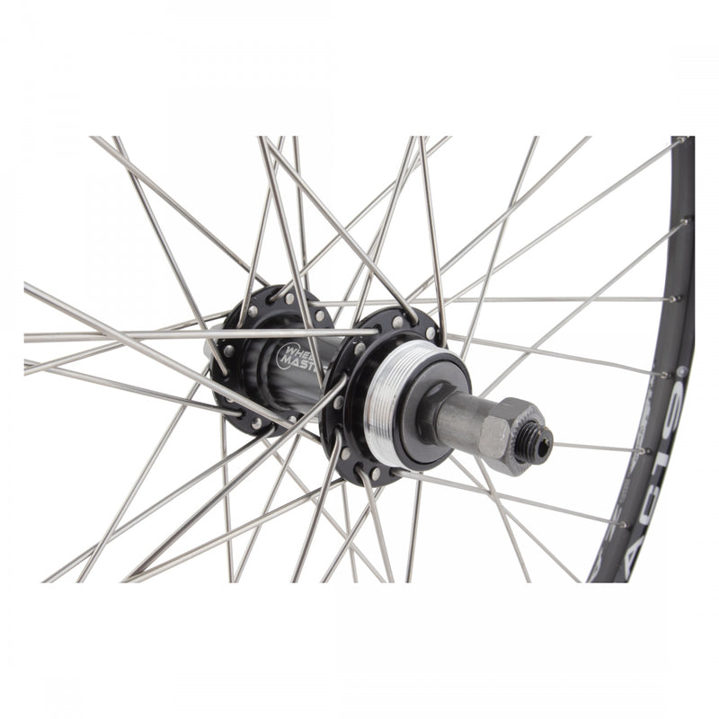 Load image into Gallery viewer, Wheel Master 26in WEI ZAC19 Rear QRx135mm Freewheel Double Wall Rim Brake Blk