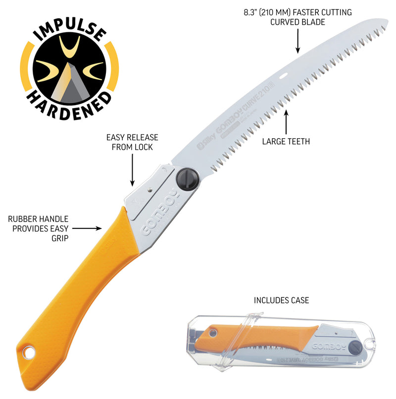 Load image into Gallery viewer, Silky Saw Gomboy Curve Pro 210mm Large T