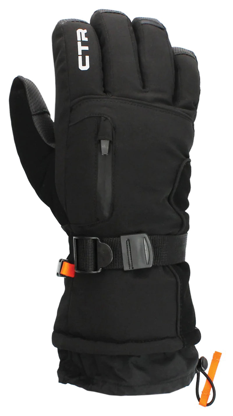 Load image into Gallery viewer, CTR Max Ski Glove in Black - Size Large for Small/Medium Hands
