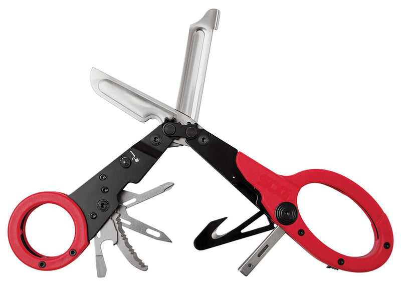 Load image into Gallery viewer, SOG Parashears Red - Compact and Versatile Pruning Shears in Blister Pack