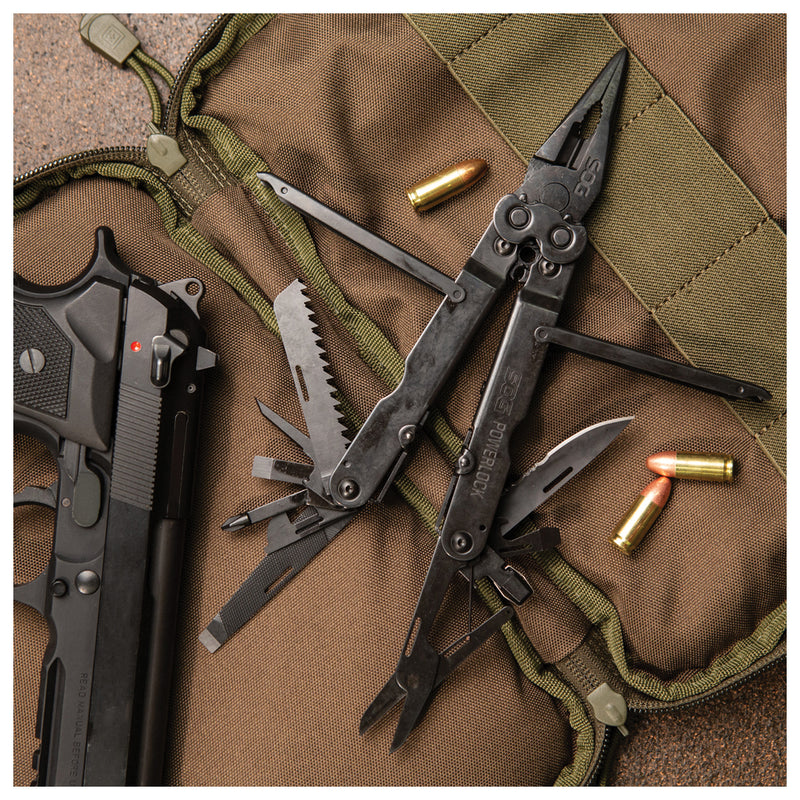 Load image into Gallery viewer, SOG PowerLock Multi-Tool with Scissors - Black