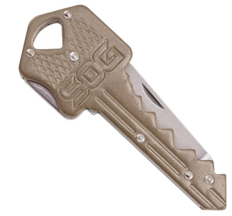 Load image into Gallery viewer, SOG Key Knife Brass - Compact and Stylish EDC Tool