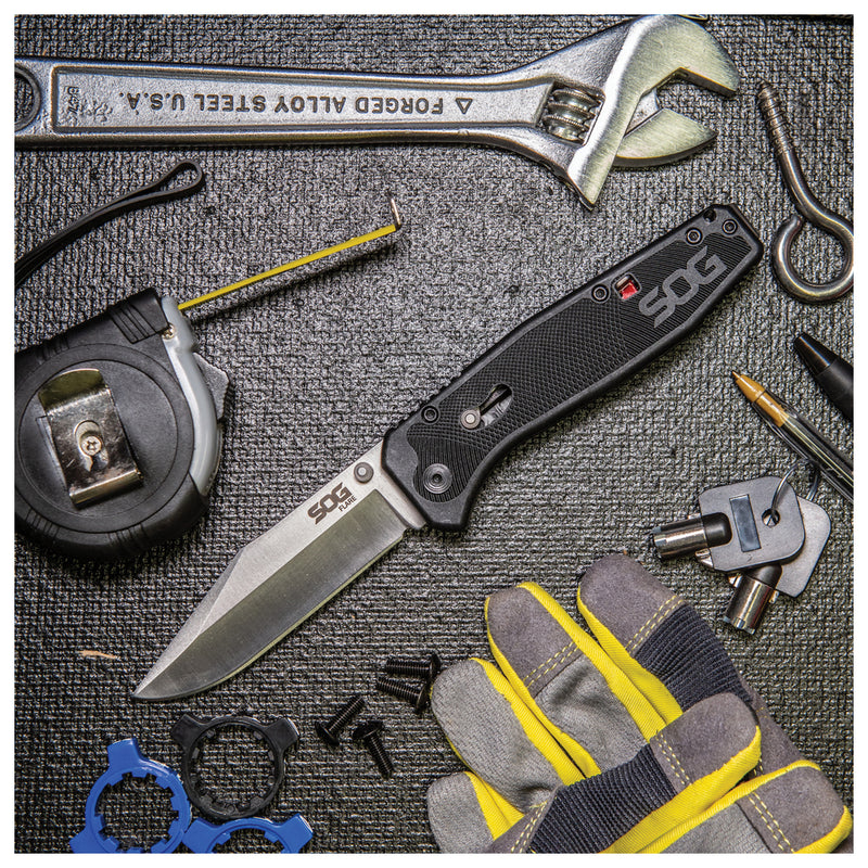 Load image into Gallery viewer, SOG Flare Satin Straight - CL: Precision Cutting at Its Finest