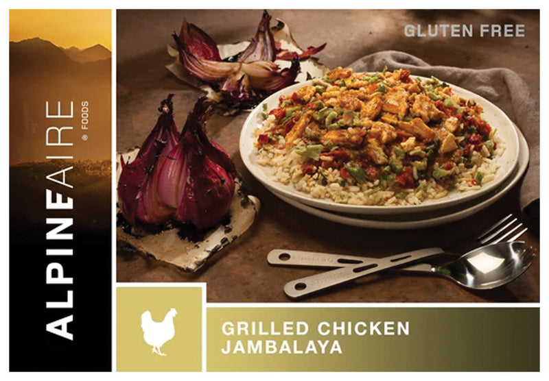 Load image into Gallery viewer, Alpine Aire Grilled Chicken Jambalaya: A Flavorful Outdoor Meal Ready in Minutes