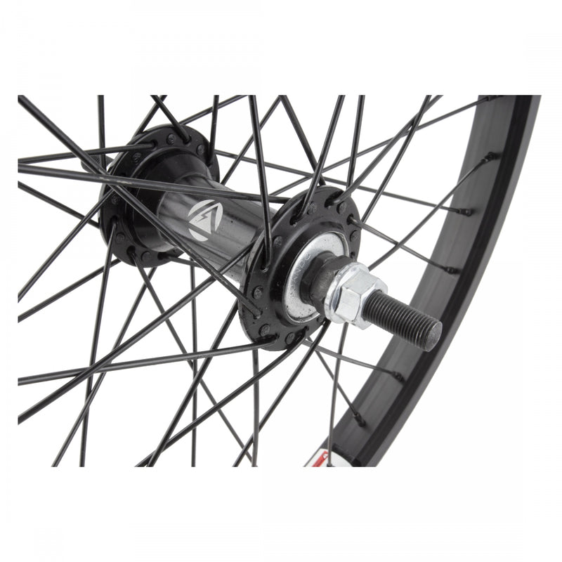 Load image into Gallery viewer, Wheel Master 20in Alloy WEI DM30 Front Wheel B/O 3/8x100mm 36H Rim Brake Black