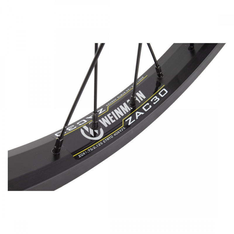 Load image into Gallery viewer, Wheel Master 20in Alloy WEI ZAC30 Front Wheel B/O 3/8x100mm Rim Brake Black