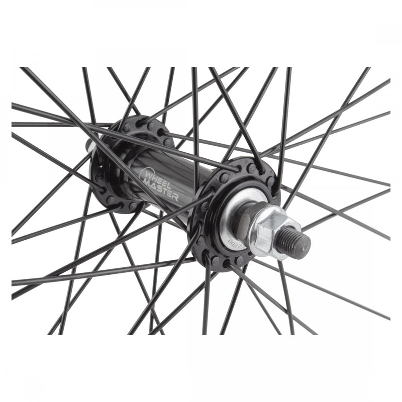 Load image into Gallery viewer, Wheel Master 26in Front B/O 3/8x100mm W/M MT-5000 Single Wall Rim Brake Black