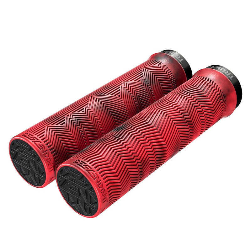 Load image into Gallery viewer, Truvativ Descendant Single Locking, Grips, 133mm, Red/Blood Red, Pair