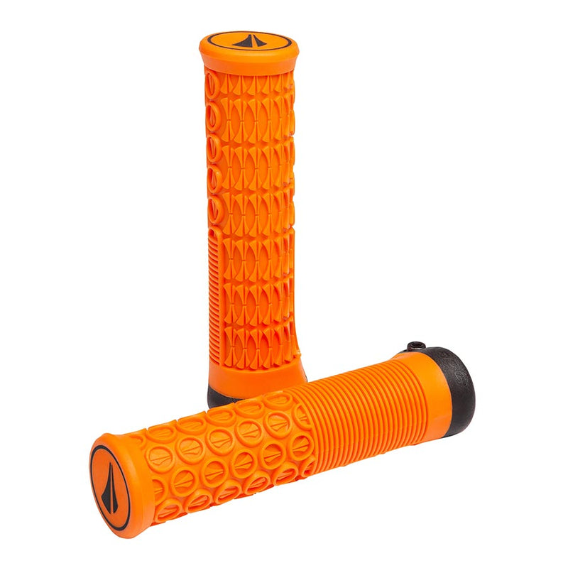 Load image into Gallery viewer, SDG Components Thrice 33 Grips, 136mm, Orange, Pair