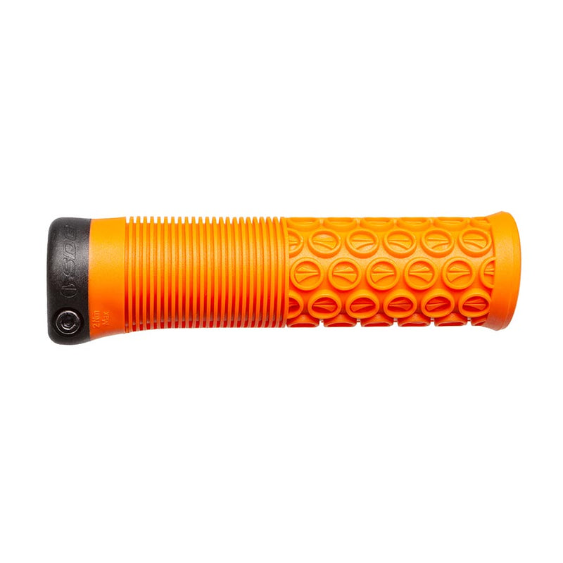 Load image into Gallery viewer, SDG Components Thrice 33 Grips, 136mm, Orange, Pair