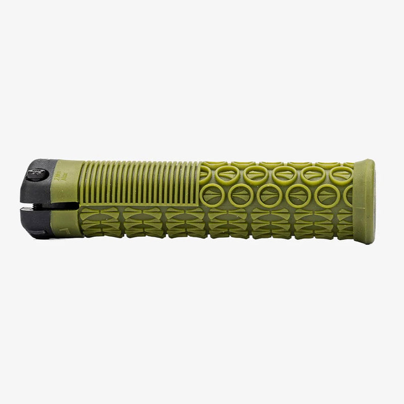 Load image into Gallery viewer, SDG Components Thrice 33 Grips, 136mm, OIive