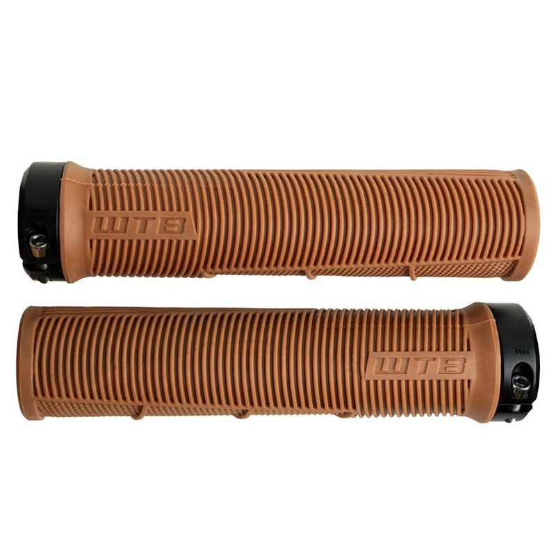 Load image into Gallery viewer, WTB Wavelength Single Clamp-On Grips Single Lock On Tan 140mm