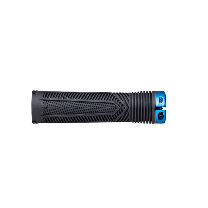 Load image into Gallery viewer, RaceFace Chester Grips - Lock-On, Black/Blue, 34mm