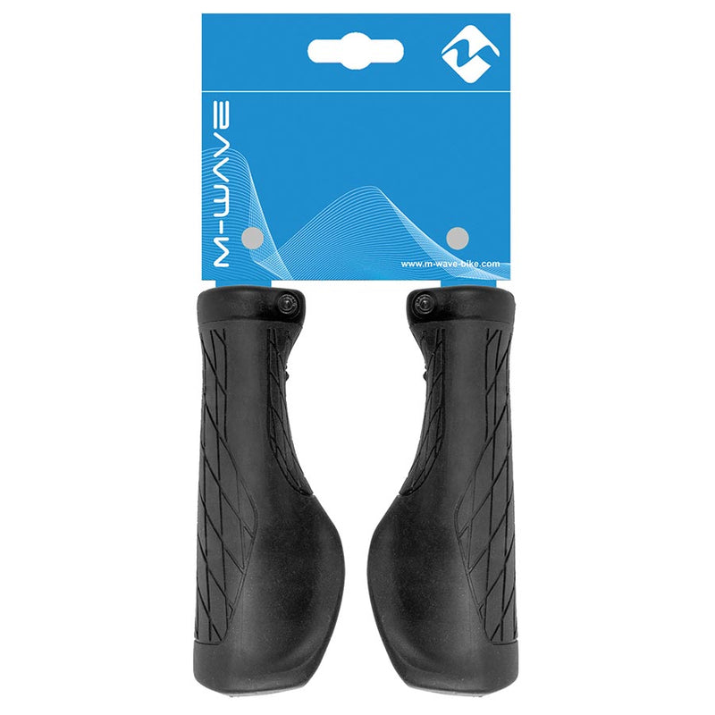 Load image into Gallery viewer, M-Wave Cloud Ergomax Fix Grips, 138mm, Black