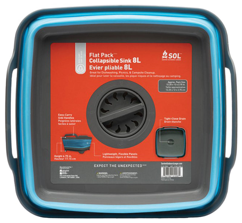 Load image into Gallery viewer, Compact and Convenient: Sol Sol Flat Pack Sink 8L - Your Portable Kitchen Essential