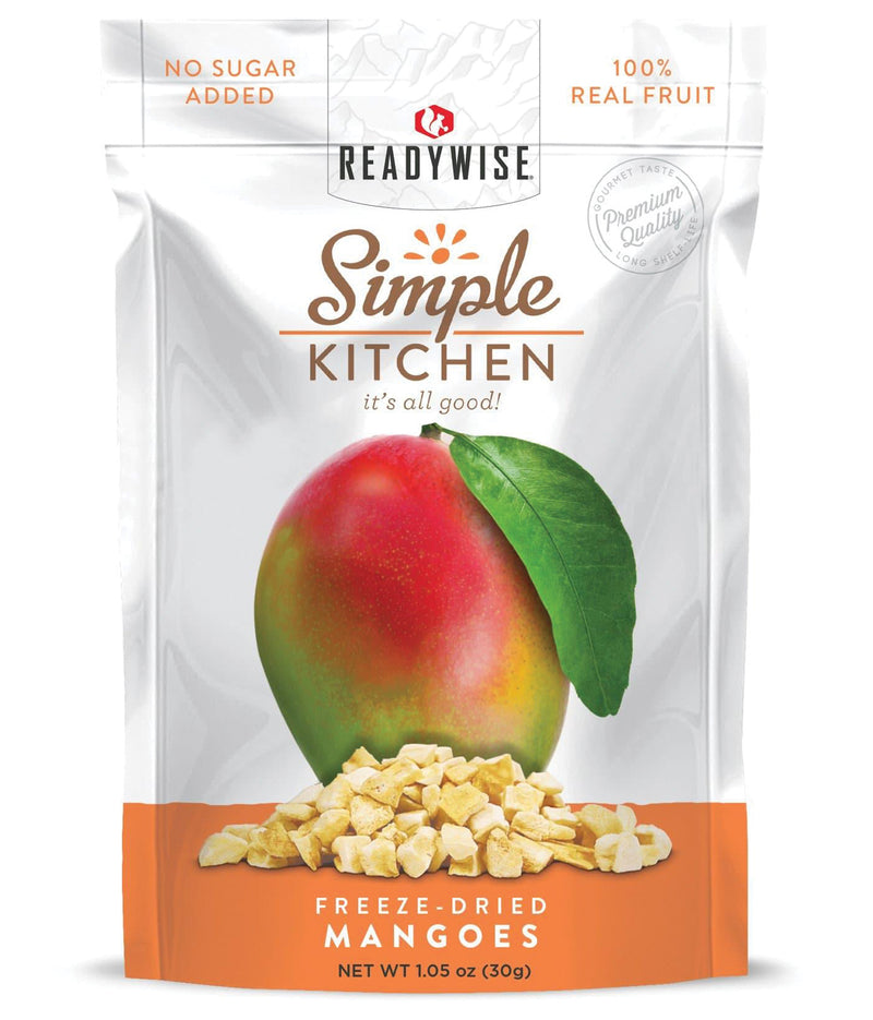 Load image into Gallery viewer, Readywise Simple Kitchen Mango Fruit Snacks - Delicious and Nutritious Snacking Option