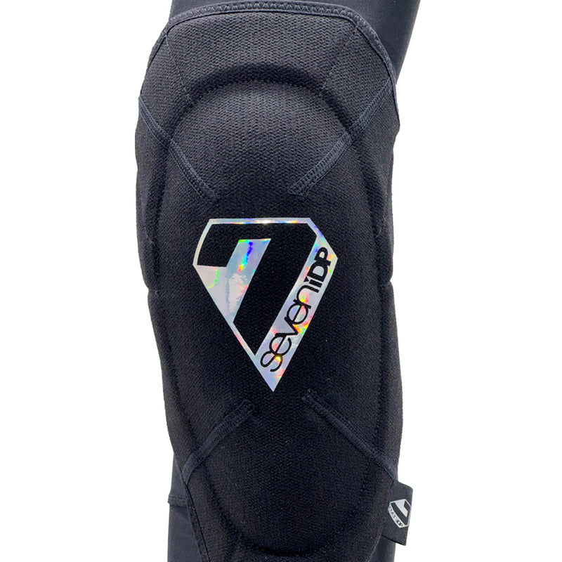 Load image into Gallery viewer, 7iDP Sam Hill Knee Armor, XL, Black/Holographic NLA