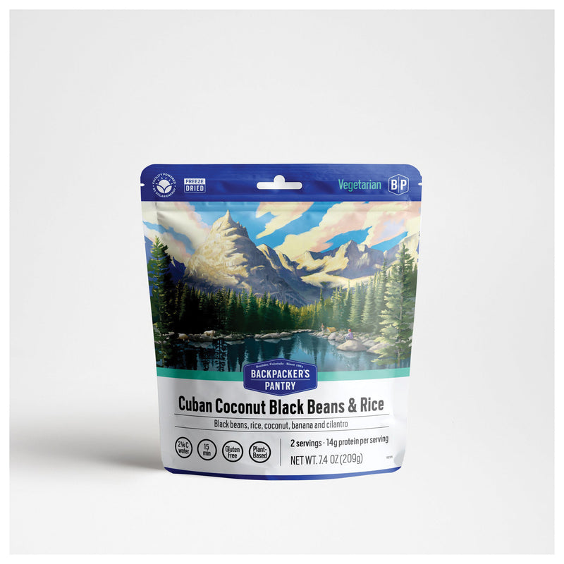 Load image into Gallery viewer, Backpacker's Pantry BP Vegetarian Performance Cuban Coconut Rice/Black Bean Meal - Fuel Your Adventure with Flavorful Plant-Based Goodness!