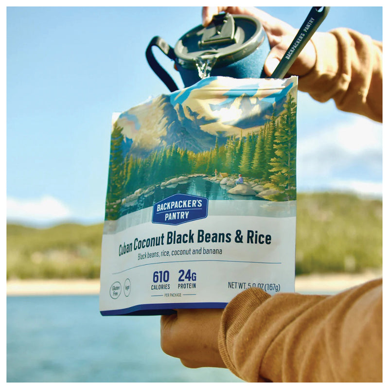 Load image into Gallery viewer, Backpacker's Pantry BP Vegetarian Performance Cuban Coconut Rice/Black Bean Meal - Fuel Your Adventure with Flavorful Plant-Based Goodness!