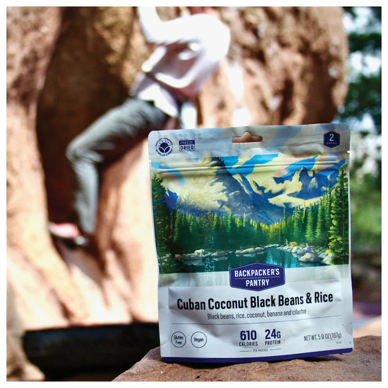 Load image into Gallery viewer, Backpacker's Pantry BP Vegetarian Performance Cuban Coconut Rice/Black Bean Meal - Fuel Your Adventure with Flavorful Plant-Based Goodness!