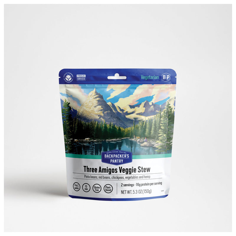 Load image into Gallery viewer, Backpacker's Pantry Three Amigos Veggie Stew 2 Servings 320 Cal Gluten Free Veg
