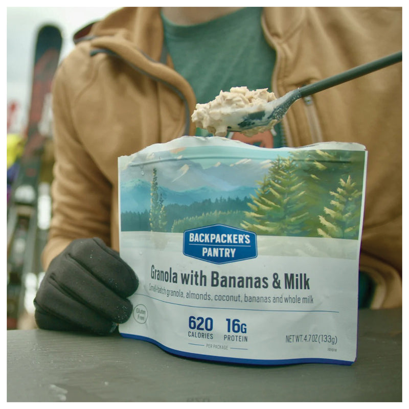 Load image into Gallery viewer, Backpackers Pantry Granola W/ Bananas Almds Milk