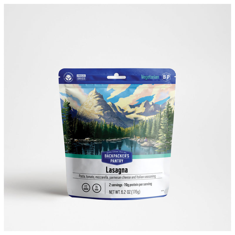 Load image into Gallery viewer, BACKPACKERS-PANTRY-Vegetarian-Lasagna-Nutrition-OF1067