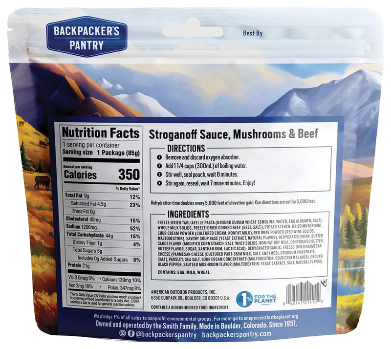 Load image into Gallery viewer, Backpackers Pantry Stroganoff W/ Mushrooms & Beef