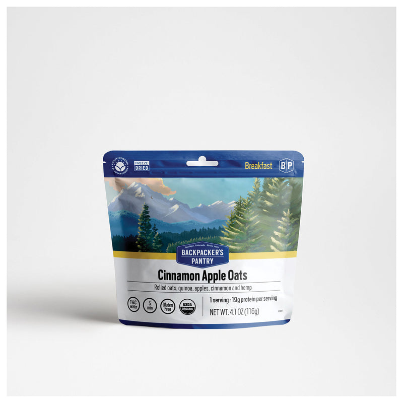 Load image into Gallery viewer, Backpackers Pantry Bp Organic Dishes Cinnamon Apple Oats (vegan) 1p Meals