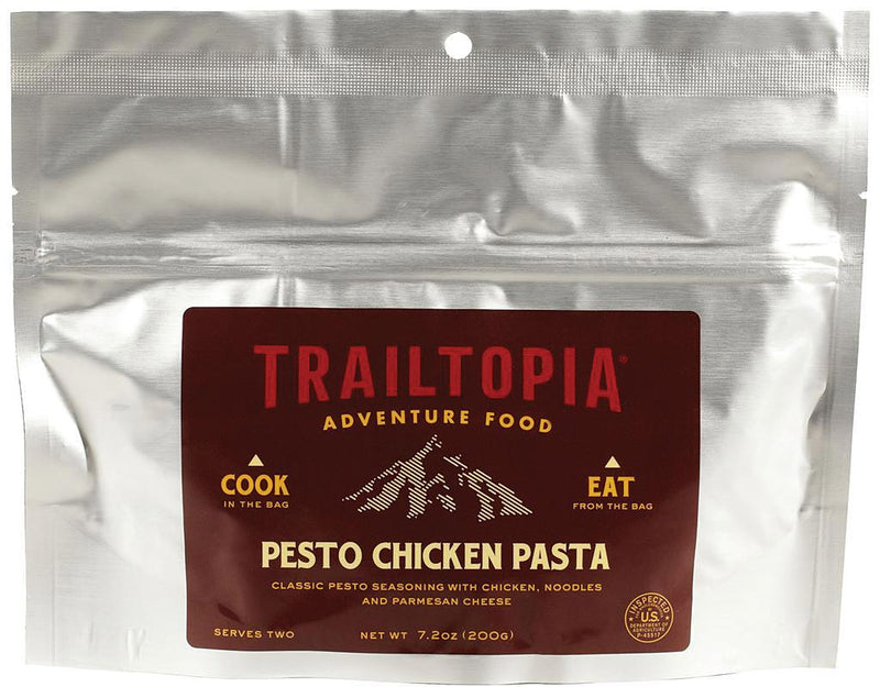 Load image into Gallery viewer, Trailtopia Pesto Chicken Pasta: Delicious and Convenient Trail Meal