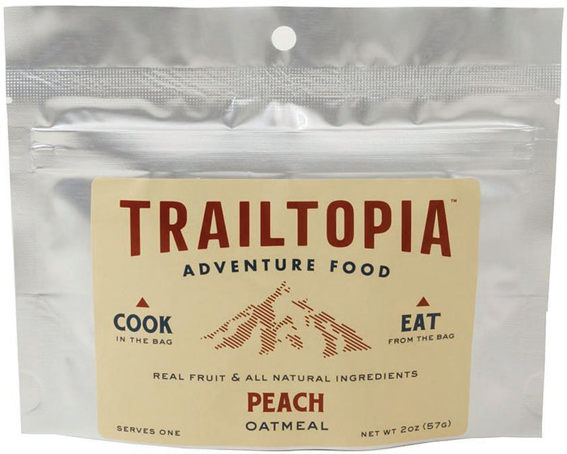 Load image into Gallery viewer, Trailtopia Oatmeal Peach Oatmeal Meals - Delicious and Nutritious Trail Food for Outdoor Adventures