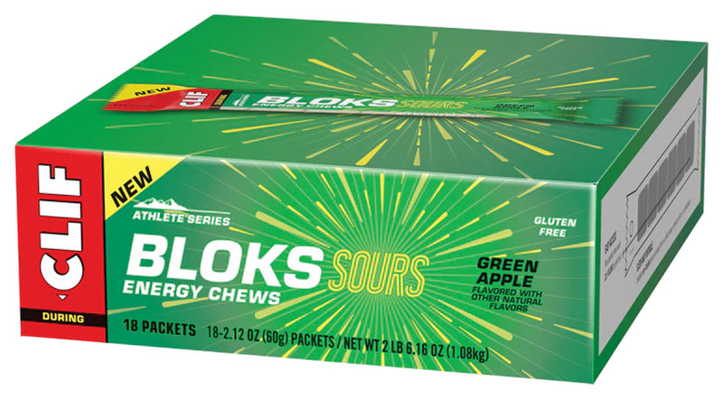 Load image into Gallery viewer, Clif Shot Bloks - Green Apple, Box of 18 Pack of 18