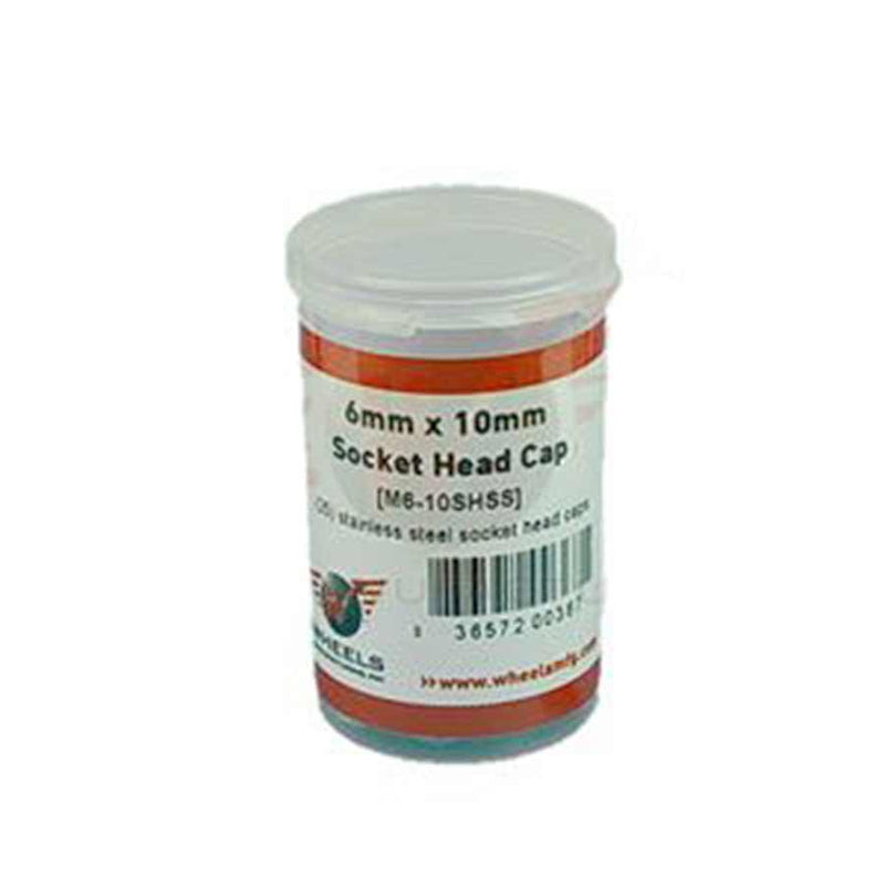 Load image into Gallery viewer, Wheels Manufacturing Stainless Steel M6 Socket Head Cap Screw, 10mm, 25pcs