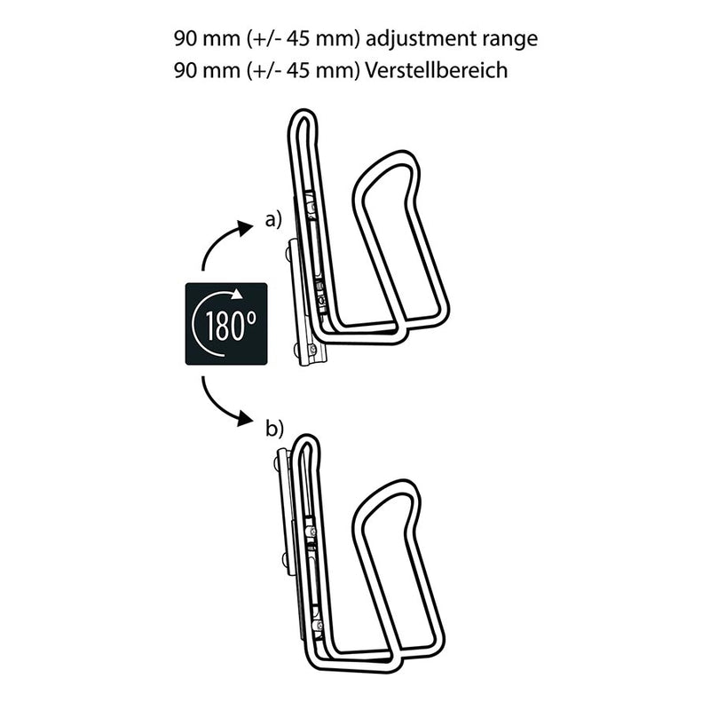 Load image into Gallery viewer, M-Wave Ada Slide Bottle Cage Mount, Allows the cage to be higher or lower