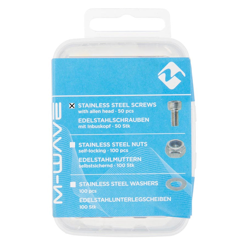 Load image into Gallery viewer, M-Wave Hex Bolts M5 x 16mm 50pcs