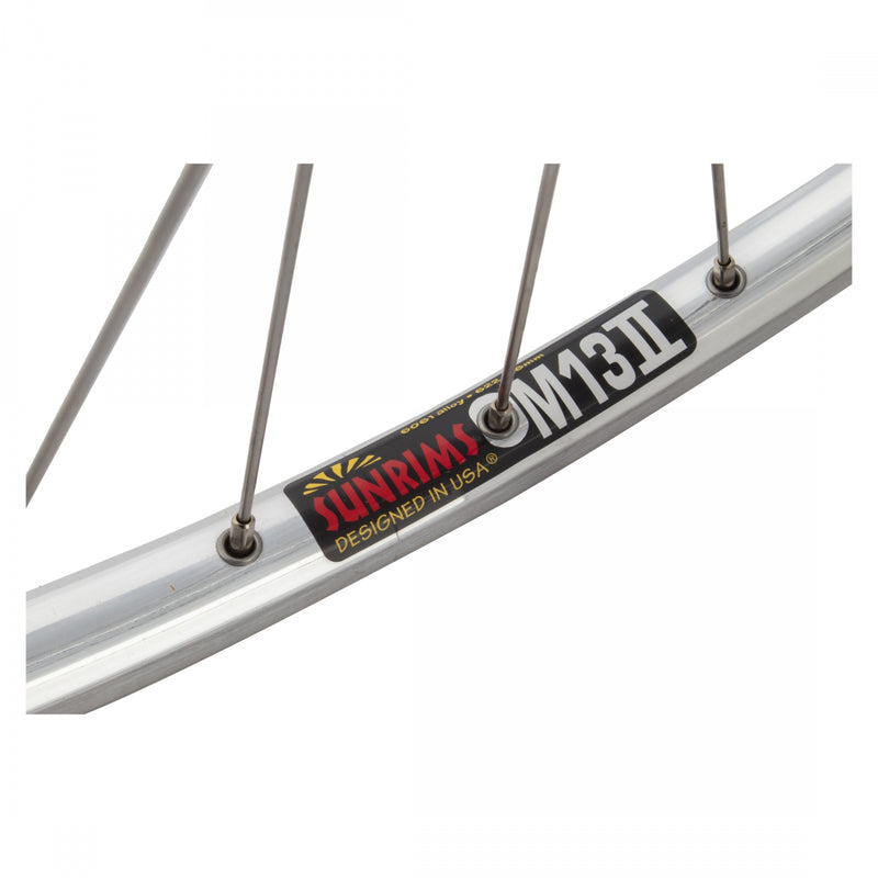 Load image into Gallery viewer, Wheel Master 700C Alloy Fixed Gear/Freewheel Double Wall 700C SET Sun M13 RIM