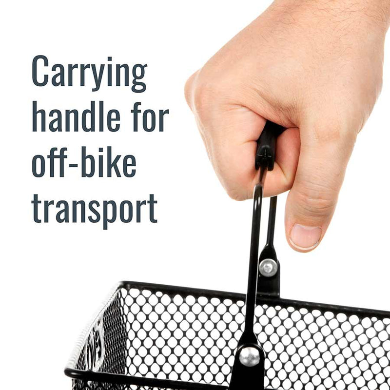 Load image into Gallery viewer, EVO E-Cargo Lift Off Mesh Basket, Black