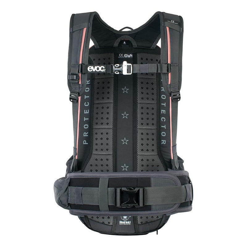 Load image into Gallery viewer, EVOC FR Enduro Protector backpack, 16L, Dusty Pink/Carbon Grey, ML